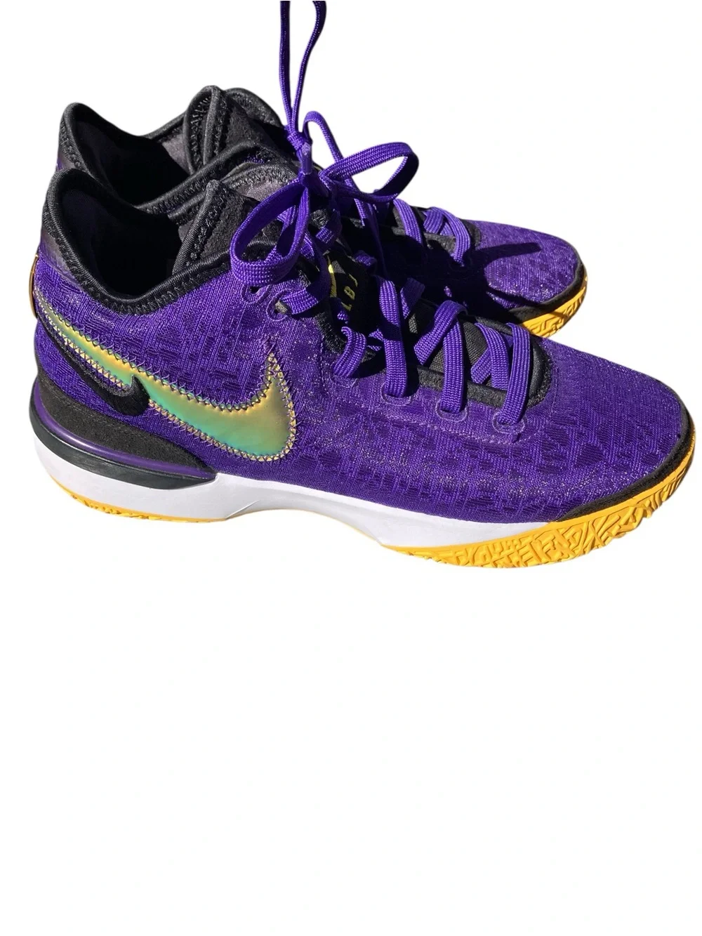 Nike Zoom LeBron NXXT Gen EP DR8788-500 Men’s 8 Purple Gold Shoes